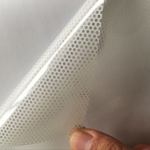 Glossy PVC Frosted Privacy Window Film Digitial Transparent Two Way Vision Film